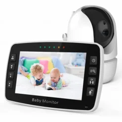 4.3 Inch Video Baby Monitor With Camera PTZ Zoom Babyphone Cam Security Protection Surveillance Cameras