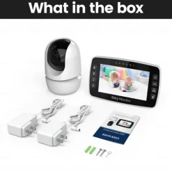 4.3 Inch Video Baby Monitor With Camera PTZ Zoom Babyphone Cam Security Protection Surveillance Cameras