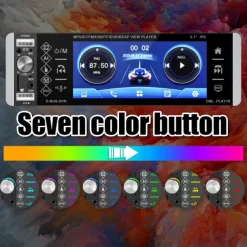 5.1'' IPS Capacitive HD Touch Screen Intelligent Voice 1din Car MP5 Player Bluetooth 4.2 Autoradio Support FM AM RDS Microphone DVR 4USB Bluetooth CAM(optional)