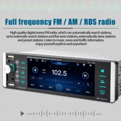 5.1'' IPS Capacitive HD Touch Screen Intelligent Voice 1din Car MP5 Player Bluetooth 4.2 Autoradio Support FM AM RDS Microphone DVR 4USB Bluetooth CAM(optional)