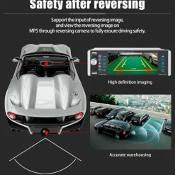 5.1'' IPS Capacitive HD Touch Screen Intelligent Voice 1din Car MP5 Player Bluetooth 4.2 Autoradio Support FM AM RDS Microphone DVR 4USB Bluetooth CAM(optional)