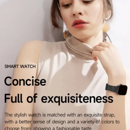 696 KR86 Smart Watch 1.95 inch Smart Band Fitness Bracelet Bluetooth Pedometer Call Reminder Heart Rate Monitor Compatible with Android iOS Women Men Hands-Free Calls Message Reminder IPX-0 37.5mm