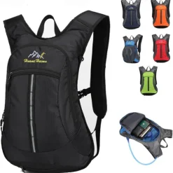18 L Daypack Rucksack Zipper Multi Pocket Wearable Durable Outdoor Hiking Camping Military Nylon Black Red Blue