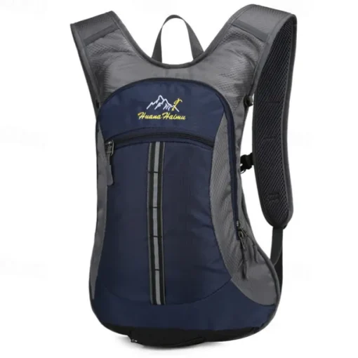 18 L Daypack Rucksack Zipper Multi Pocket Wearable Durable Outdoor Hiking Camping Military Nylon Black Red Blue