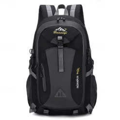 40 L Daypack Rucksack Zipper Multi Pocket Rain Waterproof Anatomic Design Wearable Durable Outdoor Hiking Camping Military Nylon Black Army Green Red