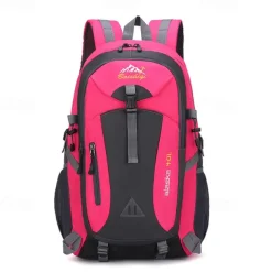 40 L Daypack Rucksack Zipper Multi Pocket Rain Waterproof Anatomic Design Wearable Durable Outdoor Hiking Camping Military Nylon Black Army Green Red