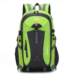 40 L Daypack Rucksack Zipper Multi Pocket Rain Waterproof Anatomic Design Wearable Durable Outdoor Hiking Camping Military Nylon Black Army Green Red