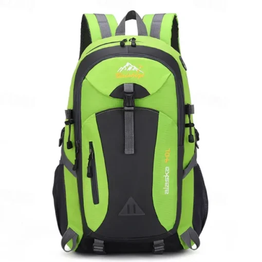 40 L Daypack Rucksack Zipper Multi Pocket Rain Waterproof Anatomic Design Wearable Durable Outdoor Hiking Camping Military Nylon Black Army Green Red