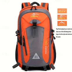 40 L Daypack Rucksack Zipper Multi Pocket Rain Waterproof Anatomic Design Wearable Durable Outdoor Hiking Camping Military Nylon Black Army Green Red