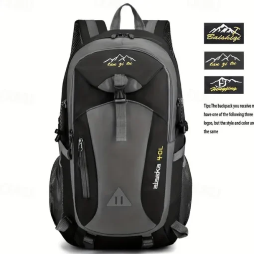 40 L Daypack Rucksack Zipper Multi Pocket Rain Waterproof Anatomic Design Wearable Durable Outdoor Hiking Camping Military Nylon Black Army Green Red