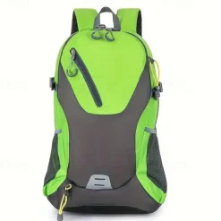 40 L Daypack Rucksack Zipper Multi Pocket Wearable Durable Outdoor Hiking Camping Military Nylon Black Pink Red