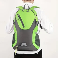 40 L Daypack Rucksack Zipper Multi Pocket Wearable Durable Outdoor Hiking Camping Military Nylon Black Pink Red