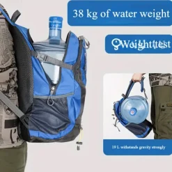 40 L Daypack Rucksack Zipper Multi Pocket Wearable Durable Outdoor Hiking Camping Military Nylon Black Pink Red