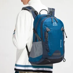 35 L Daypack Rucksack Zipper Multi Pocket Anatomic Design Wearable Durable Outdoor Hiking Camping Military Nylon Black Blue Purple