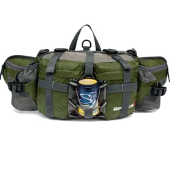 6 L Fanny Pack Waist Bag / Waist pack Hiking Backpack Waterproof Rain Waterproof Quick Dry Water Bottle Pocket Multifunctional Outdoor Camping / Hiking Hunting Fishing Climbing Terylene Black Army