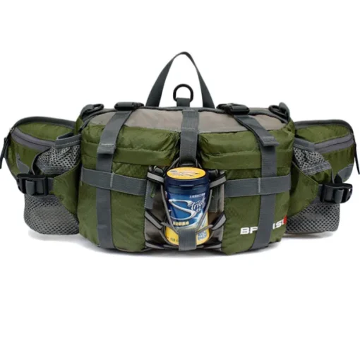 6 L Fanny Pack Waist Bag / Waist pack Hiking Backpack Waterproof Rain Waterproof Quick Dry Water Bottle Pocket Multifunctional Outdoor Camping / Hiking Hunting Fishing Climbing Terylene Black Army