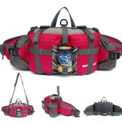 6 L Fanny Pack Waist Bag / Waist pack Hiking Backpack Waterproof Rain Waterproof Quick Dry Water Bottle Pocket Multifunctional Outdoor Camping / Hiking Hunting Fishing Climbing Terylene Black Army