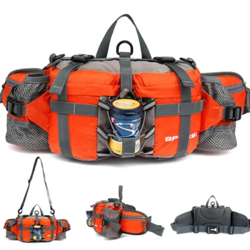 6 L Fanny Pack Waist Bag / Waist pack Hiking Backpack Waterproof Rain Waterproof Quick Dry Water Bottle Pocket Multifunctional Outdoor Camping / Hiking Hunting Fishing Climbing Terylene Black Army
