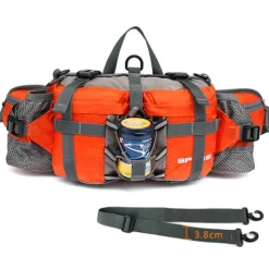 6 L Fanny Pack Waist Bag / Waist pack Hiking Backpack Waterproof Rain Waterproof Quick Dry Water Bottle Pocket Multifunctional Outdoor Camping / Hiking Hunting Fishing Climbing Terylene Black Army
