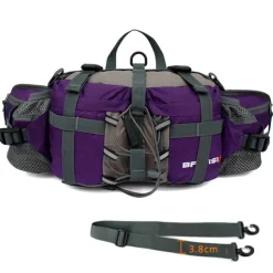 6 L Fanny Pack Waist Bag / Waist pack Hiking Backpack Waterproof Rain Waterproof Quick Dry Water Bottle Pocket Multifunctional Outdoor Camping / Hiking Hunting Fishing Climbing Terylene Black Army