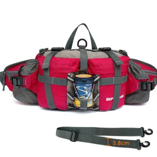6 L Fanny Pack Waist Bag / Waist pack Hiking Backpack Waterproof Rain Waterproof Quick Dry Water Bottle Pocket Multifunctional Outdoor Camping / Hiking Hunting Fishing Climbing Terylene Black Army