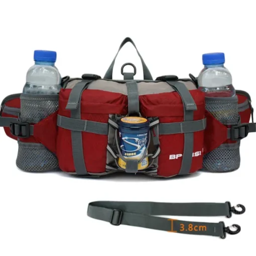 6 L Fanny Pack Waist Bag / Waist pack Hiking Backpack Waterproof Rain Waterproof Quick Dry Water Bottle Pocket Multifunctional Outdoor Camping / Hiking Hunting Fishing Climbing Terylene Black Army