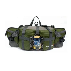 6 L Fanny Pack Waist Bag / Waist pack Hiking Backpack Waterproof Rain Waterproof Quick Dry Water Bottle Pocket Multifunctional Outdoor Camping / Hiking Hunting Fishing Climbing Terylene Black Army