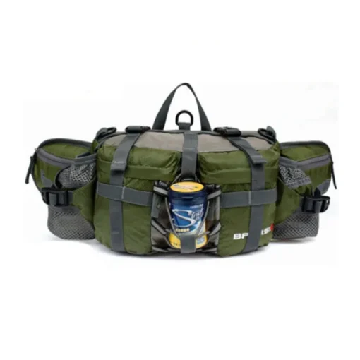 6 L Fanny Pack Waist Bag / Waist pack Hiking Backpack Waterproof Rain Waterproof Quick Dry Water Bottle Pocket Multifunctional Outdoor Camping / Hiking Hunting Fishing Climbing Terylene Black Army