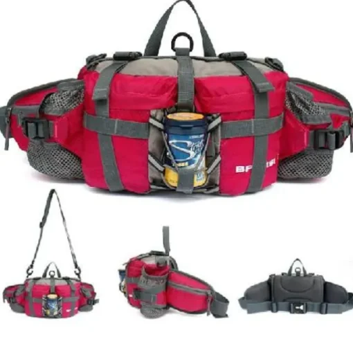 6 L Fanny Pack Waist Bag / Waist pack Hiking Backpack Waterproof Rain Waterproof Quick Dry Water Bottle Pocket Multifunctional Outdoor Camping / Hiking Hunting Fishing Climbing Terylene Black Army