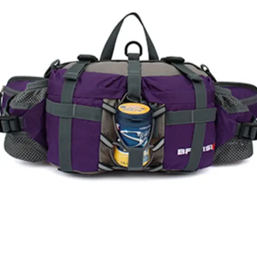6 L Fanny Pack Waist Bag / Waist pack Hiking Backpack Waterproof Rain Waterproof Quick Dry Water Bottle Pocket Multifunctional Outdoor Camping / Hiking Hunting Fishing Climbing Terylene Black Army