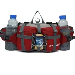 6 L Fanny Pack Waist Bag / Waist pack Hiking Backpack Waterproof Rain Waterproof Quick Dry Water Bottle Pocket Multifunctional Outdoor Camping / Hiking Hunting Fishing Climbing Terylene Black Army