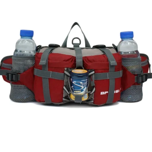 6 L Fanny Pack Waist Bag / Waist pack Hiking Backpack Waterproof Rain Waterproof Quick Dry Water Bottle Pocket Multifunctional Outdoor Camping / Hiking Hunting Fishing Climbing Terylene Black Army