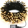 1000 LED (328Ft) Christmas Lights Indoor Outdoor, Christmas String Tree Lights Indoor Green Wire, Indoor and Outside Fairy Light for Christmas Tree, Patio, Elegant Wedding Party Reception