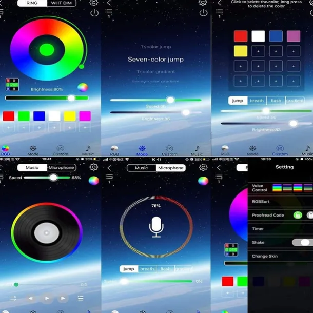 5050 Led Strip Lights 10M Smart RGB Led Light Strip Music Sync 300LEDs Color Changing Light Strips Bluetooth APP Control with Remote for Bedroom Room TV Party Bedroom Room TV Backlight PC Desk Kitchen