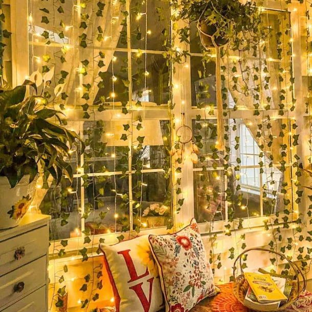 300 LED 9.8x9.8Ft Remote Control Christmas Curtain Lights USB Plug in Fairy Curtain Lights Outdoor Window Wall Hanging Curtain String Lights for Bedroom Backdrop Wedding Party Indoor Decor Warm White