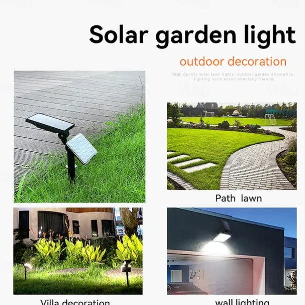 62 leds Solar Garden Lights Adjustable Outdoor Solar Lamp Waterproof Wall Lighting for Garden Decoration Light