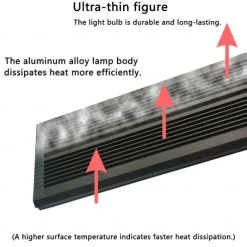 24/7 Lighting Aquarium LED Light, Sunrise-Daylight-Moonlight Mode and DIY Mode, Adjustable Timer Adjustable Brightness Fish Tank Light with Extendable Bracket 7 Colors for Planted Tank