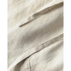 100% Linen Men's Linen Pants Trousers Summer Pants Tapered Carrot Pants Pocket Drawstring Elastic Waist Plain Breathable Comfortable Daily Vacation Going out Classic Casual Black White