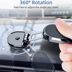 2022 Magnetic Car Phone Holder Magnet Mount Mobile Cell Phone Stand GPS Support For iPhone 13 12 Xiaomi Huawei Samsung S21 S20
