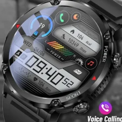 600 mAh Large Battery Watch For Men Smart Watch Men IP68 Waterproof Smartwatch AMOLED HD Screen Bluetooth Call Sports Bracelet