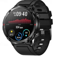 600 mAh Large Battery Watch For Men Smart Watch Men IP68 Waterproof Smartwatch AMOLED HD Screen Bluetooth Call Sports Bracelet