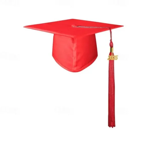 2025 Matte Graduation Cap with 2025 Tassel for Adults High School and Bachelor Master