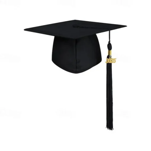 2025 Matte Graduation Cap with 2025 Tassel for Adults High School and Bachelor Master