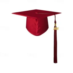2025 Matte Graduation Cap with 2025 Tassel for Adults High School and Bachelor Master