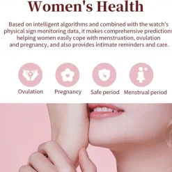 696 MK88 Smart Watch 1.75 inch Smart Band Fitness Bracelet Bluetooth Call Reminder Sleep Tracker Heart Rate Monitor Compatible with Android iOS Women Hands-Free Calls Message Reminder IPX-0 36mm
