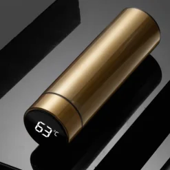 480 ml Digital Thermos Cup Intelligent Temperature Smart Digital Thermal Coffee Travel Mug - Touch Display Temperature, Stainless Steel Vacuum Flask - Perfect Gift for Back To School