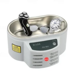 600 ML Mini Size Household Digital Ultrasonic Cleaner Jewelry Watches Glasses Circuit Board Cleaning Tool Sterilizing Machine Intelligent Control Ultrasonic Cleaning Ultrasonic Bath
