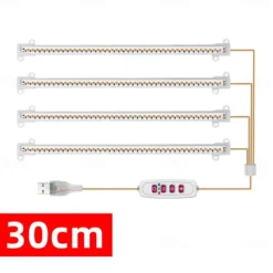 5 Modes Indoor Led Grow Light USB Timer Phyto Lamp Plants Dimmable LED Lamp Phytolamps Hydroponics Growing Lamps