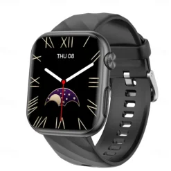 696 MT500 Smart Watch 1.97 inch Smart Band Fitness Bracelet Bluetooth ECG+PPG Temperature Monitoring Pedometer Compatible with Android iOS Men Hands-Free Calls Message Reminder Camera Control IP 67