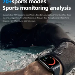 696 MT67 Smart Watch 1.96 inch Smartwatch Fitness Running Watch Bluetooth ECG+PPG Pedometer Call Reminder Compatible with Android iOS Women Men Long Standby Waterproof Media Control IP 67 40mm Watch